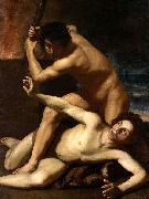Bartolomeo Manfredi Cain Kills Abel Germany oil painting artist
